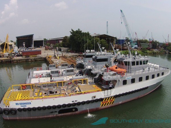 40m Rig Personnel / Utility Vessel Gen 2 vessel design by Southerly